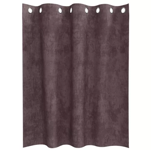 Függöny függönyökkel 2 pcs Barna 140 x 140 cm Bársony