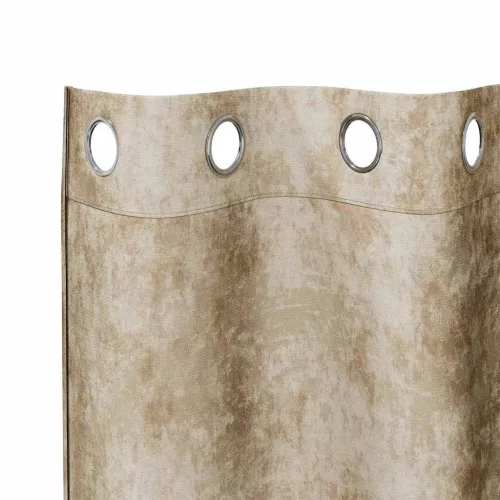 Függöny függönyökkel 2 pcs Krém 175 x 140 cm Bársony