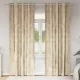 Függöny függönyökkel 2 pcs Krém 260 x 140 cm Bársony