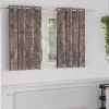Függöny függönyökkel 2 pcs Cappuccino 140 x 140 cm Bársony