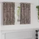 Függöny függönyökkel 2 pcs Cappuccino 140 x 140 cm Bársony