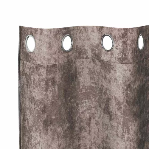 Függöny függönyökkel 2 pcs Cappuccino 140 x 140 cm Bársony