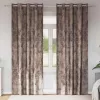 Függöny függönyökkel 2 pcs Cappuccino 245 x 140 cm Bársony