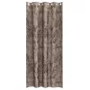 Függöny függönyökkel 2 pcs Cappuccino 245 x 140 cm Bársony