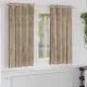 Függöny függönyökkel 2 pcs pezsgőszín 175 x 140 cm Bársony