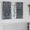 Függöny függönyökkel 2 pcs Ezüst szürke 140 x 140 cm Bársony