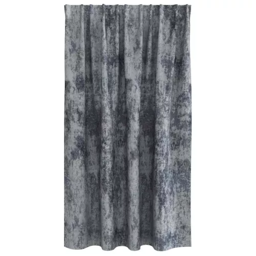 Függöny függönyökkel 2 pcs Ezüst szürke 140 x 140 cm Bársony