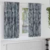 Függöny függönyökkel 2 pcs Ezüst szürke 175 x 140 cm Bársony