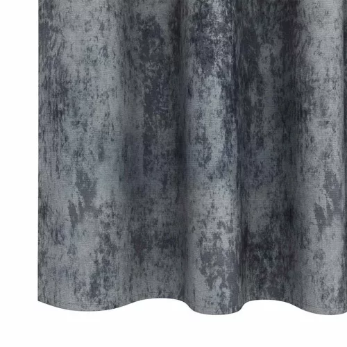 Függöny függönyökkel 2 pcs Ezüst szürke 245 x 140 cm Bársony