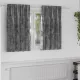 Függöny függönyökkel 2 pcs Szürke 140 x 140 cm Bársony