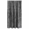 Függöny függönyökkel 2 pcs Szürke 140 x 140 cm Bársony