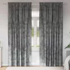 Függöny függönyökkel 2 pcs Szürke 260 x 140 cm Bársony