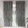 Függöny függönyökkel 2 pcs Szürke 260 x 140 cm Bársony