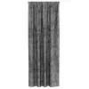 Függöny függönyökkel 2 pcs Szürke 260 x 140 cm Bársony