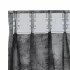 Függöny függönyökkel 2 pcs Szürke 260 x 140 cm Bársony