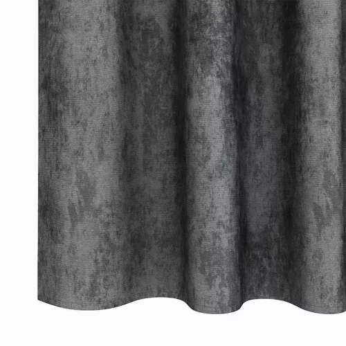 Függöny függönyökkel 2 pcs Szürke 260 x 140 cm Bársony