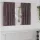 Függöny függönyökkel 2 pcs Barna 140 x 140 cm Bársony
