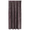 Függöny függönyökkel 2 pcs Barna 175 x 140 cm Bársony