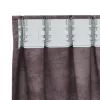 Függöny függönyökkel 2 pcs Barna 175 x 140 cm Bársony