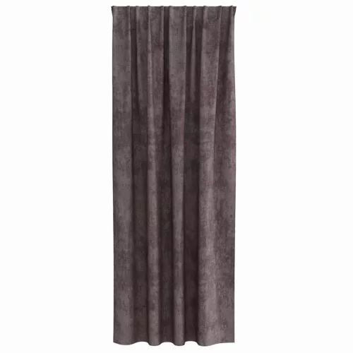 Függöny függönyökkel 2 pcs Barna 225 x 140 cm Bársony