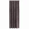 Függöny függönyökkel 2 pcs Barna 260 x 140 cm Bársony