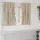 Függöny függönyökkel 2 pcs Krém 140 x 140 cm Bársony