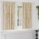 Függöny függönyökkel 2 pcs Krém 175 x 140 cm Bársony