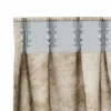 Függöny függönyökkel 2 pcs Krém 225 x 140 cm Bársony