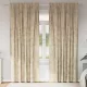 Függöny függönyökkel 2 pcs Krém 245 x 140 cm Bársony