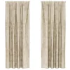 Függöny függönyökkel 2 pcs Krém 260 x 140 cm Bársony