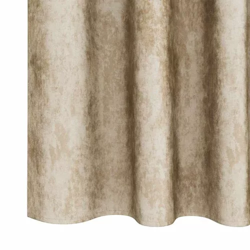 Függöny függönyökkel 2 pcs Krém 260 x 140 cm Bársony