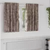 Függöny függönyökkel 2 pcs Cappuccino 140 x 140 cm Bársony