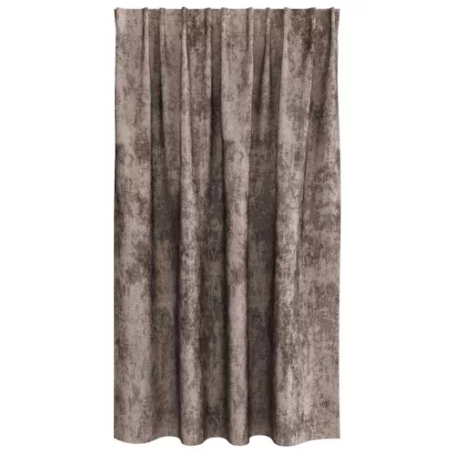Függöny függönyökkel 2 pcs Cappuccino 140 x 140 cm Bársony