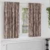Függöny függönyökkel 2 pcs Cappuccino 175 x 140 cm Bársony