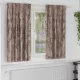 Függöny függönyökkel 2 pcs Cappuccino 175 x 140 cm Bársony