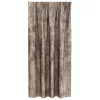 Függöny függönyökkel 2 pcs Cappuccino 175 x 140 cm Bársony