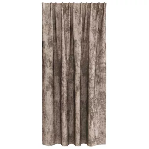 Függöny függönyökkel 2 pcs Cappuccino 175 x 140 cm Bársony
