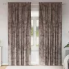 Függöny függönyökkel 2 pcs Cappuccino 260 x 140 cm Bársony