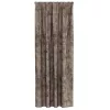 Függöny függönyökkel 2 pcs Cappuccino 260 x 140 cm Bársony