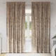 Függöny függönyökkel 2 pcs pezsgőszín 225 x 140 cm Bársony