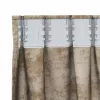 Függöny függönyökkel 2 pcs pezsgőszín 225 x 140 cm Bársony