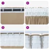 Függöny függönyökkel 2 pcs pezsgőszín 225 x 140 cm Bársony