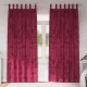 Függöny függönyökkel 2 pcs bordó 260 x 140 cm Bársony