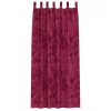 Függöny függönyökkel 2 pcs bordó 260 x 140 cm Bársony