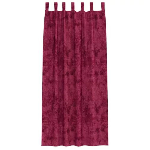 Függöny függönyökkel 2 pcs bordó 260 x 140 cm Bársony