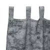 Függöny függönyökkel 2 pcs Ezüst szürke 175 x 140 cm Bársony