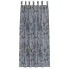 Függöny függönyökkel 2 pcs Ezüst szürke 245 x 140 cm Bársony