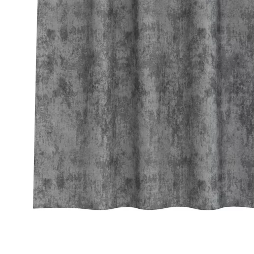 Függöny függönyökkel 2 pcs Szürke 140 x 140 cm Bársony