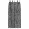 Függöny függönyökkel 2 pcs Szürke 225 x 140 cm Bársony