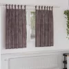 Függöny függönyökkel 2 pcs Barna 140 x 140 cm Bársony